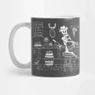 Bourbon Skeleton Mug